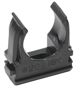 Держатель с защёлкой CF20 черный IEK
