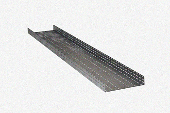 Лоток глухой ЛМГ 80х80х3000 УТ1,5, горячее цинкование, S1,0