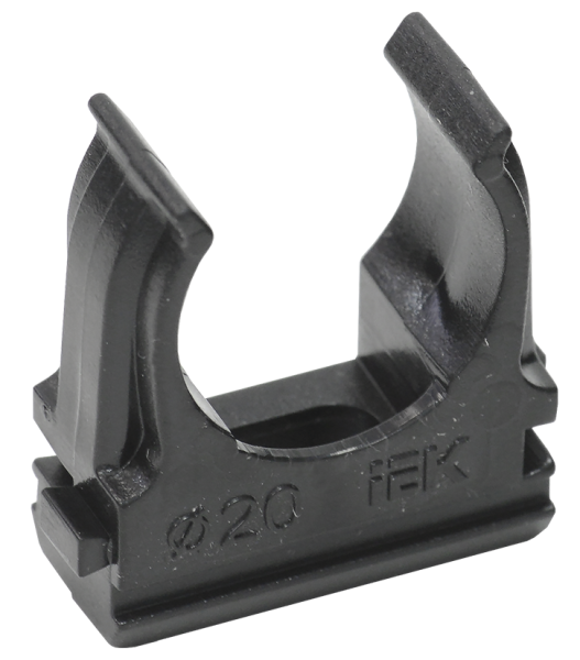 Держатель с защёлкой CF20 черный IEK