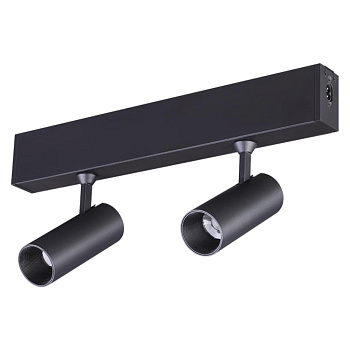 Двойной прожектор IP20 LED 4000K 20W 24V RATIO черный NOVOTECH