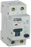 Дифференциальный автоматический выключатель АВДТ32 6А С GENERICA