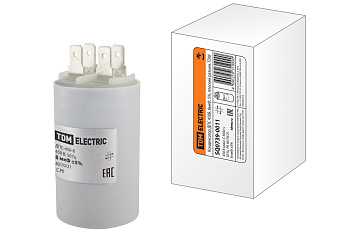 Конденсатор ДПС 450В, 8мкФ, 5%, плоский разъем, TDM Конденсатор ДПС 450В, 8мкФ, 5%, плоский разъем, TDM