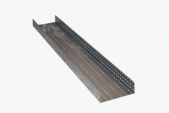 Лоток перфорированный ЛМ 400х65х2000 УХЛ1, окрашенный, S1,5