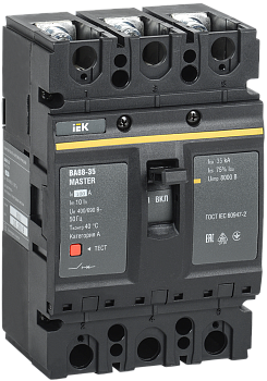 Выключатель автоматический ВА88-35 3П 100А 35кА MASTER IEK