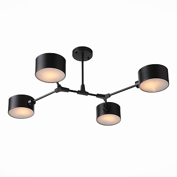 Люстра потолочная Черный/Черный E14 4*60Вт SLE183402-04 EVOLUCE