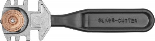 Стеклорез "ЭКСПЕРТ" роликовый, 3 режущих элемента, с пластмассовой ручкой ЗУБР