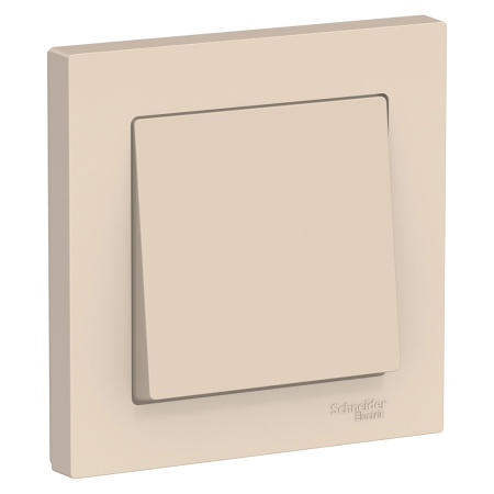 ATLASDESIGN Выключатель СУ 1кл в сборе с рамкой 10А бежевый IP20 Schneider Electric