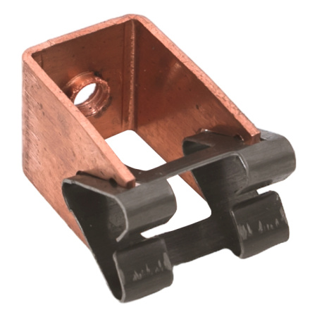 Держатель токоотвода металлический 35мм, L=20мм, Ni/Сu PROxima EKF