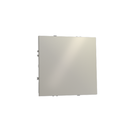 Выключатель с самовозвратом встраиваемый Voltum S70 одноклавишный 10А, (шелк)