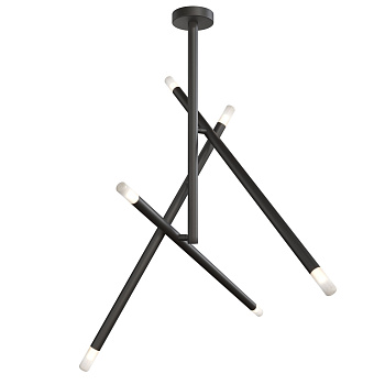 Потолочный светильник 6*G9 25Вт Черный IP20 Vigo MOD620CL-06B Technical