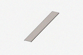 Крышка несущего лотка КНЛ40-П1,87 УХЛ1, оцинкованный лист S1,5