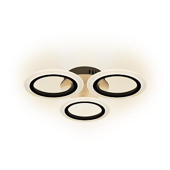 Люстра св/д диммируемая RIETI 52 Вт 3400 Лм 2700К - 6400К белый Ritter