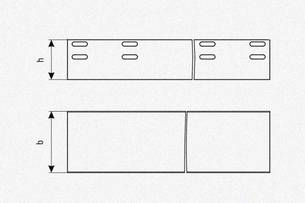Лоток глухой ЛМГ 400х50х2500 УХЛ1, горячее цинкование, S1,5