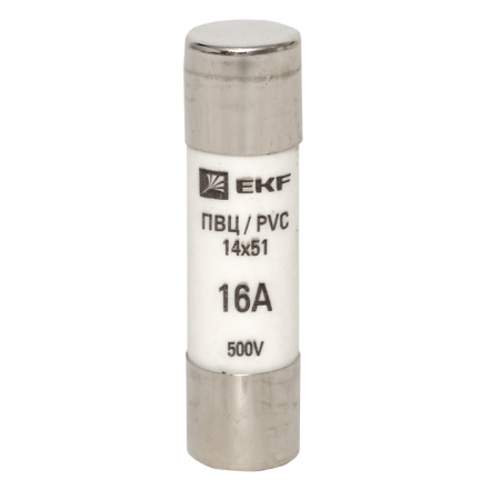 Плавкая вставка цилиндрическая ПВЦ (14х51) 16А PROxima EKF