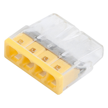 GTER6-04 клемма строительно-монтажная, СМК, 4-проводная, 0.5-2.5 мм2, 100/5000 General