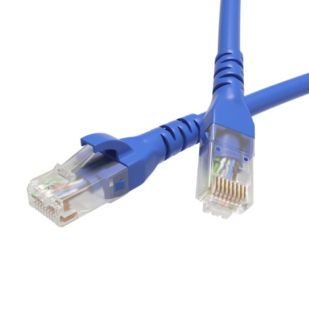 Патч-корд неэкранированный CAT6 U/UTP 4х2, LSZH, синий, 7.0м DKC