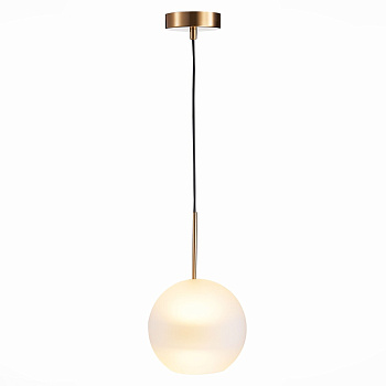 Светильник подвесной Латунь/Белый E27 1*40Вт SL1133.533.01 ST LUCE