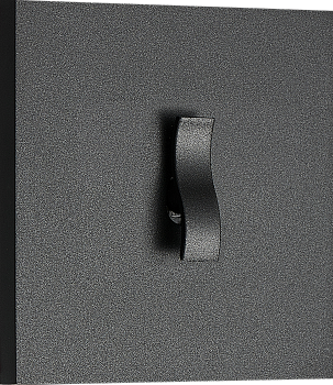 Donel N96 Переключатель перекрестный (с 3-х мест) на 1 тумблер, клавиша Wave, 10AX 250V, Черный, серия DT