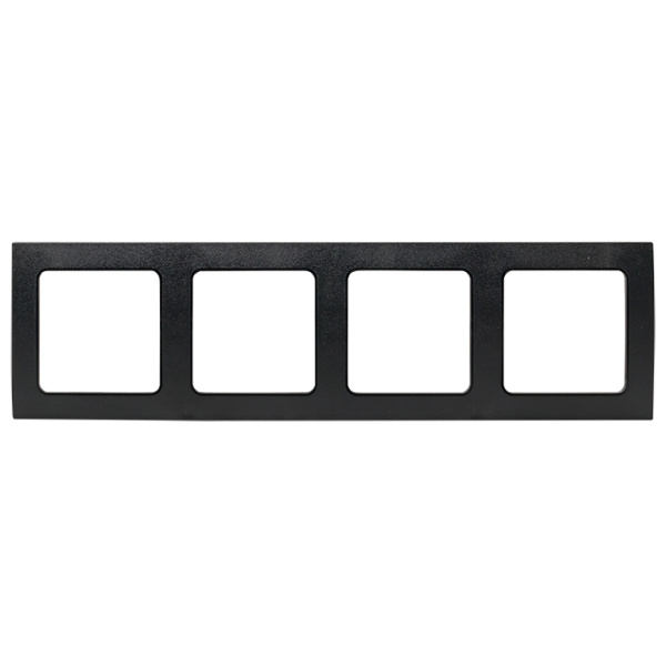 Стокгольм Рамка 4-местная черная EKF