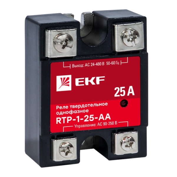 Реле твердотельное однофазное RTP-25-AA PROxima EKF