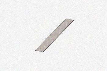 Крышка лотка КЛ 80х3000 УТ1,5, горячее цинкование, S1,5