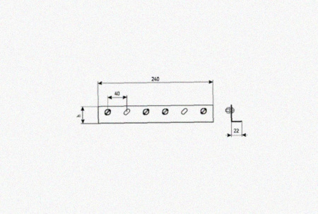 Соединитель лотковый замковый СЛЗх80х1,0 УТ1,5, горячее цинкование, S1,0