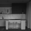 Подвесной светильник 1*GU10 12Вт Черный с Золотом IP20 Pendant P044PL-01-30GU10-B Technical Maytoni