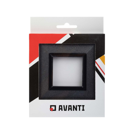 Рамка из металла, "Avanti", графитовая, 1 пост (2 мод.) DKC