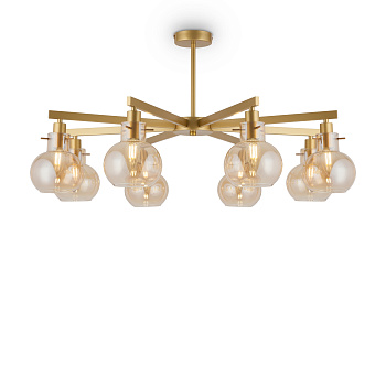 Люстра 8*E14 60Вт Золото IP20 Circle FR5183PL-08G Freya