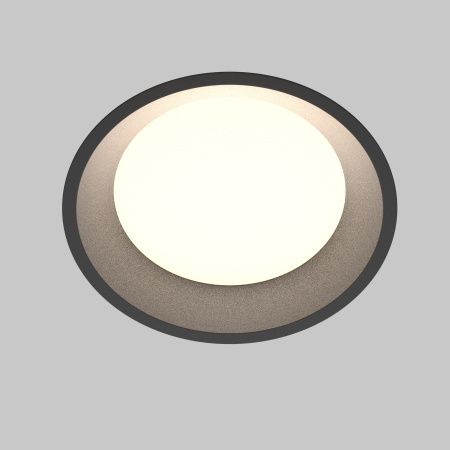 Встраиваемый светильник LED 24Вт Черный IP44 Downlight DL055-24W3-4-6K-B Technical Maytoni