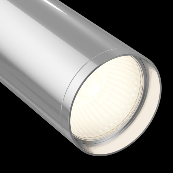 Светильник трековый 1*GU10 10Вт Черный и Хром IP20 Focus S TR020-1-GU10-BCH Technical