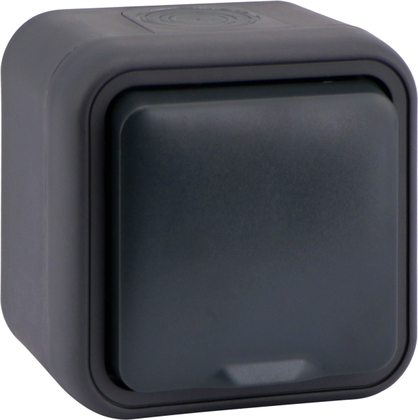 Donel W55 Розетка 1-я с защ.крышкой,2К+З. и шт., накладная, антрацит, IP55, серия (тип) DIP55 Donel W55 Розетка 1-я с защ.крышкой,2К+З. и шт., накладная, антрацит, IP55, серия (тип) DIP55