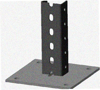 Стойка напольная (потолочная) СНП1200 УХЛ1,горячее цинкование, S2,5
