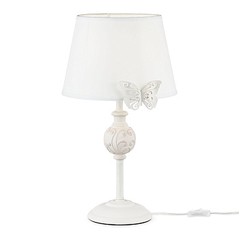 Настольная лампа 1*E14 40Вт Белый IP20 Fiona ARM032-11-PK Maytoni