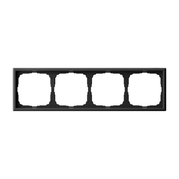 ARTGALLERY 4-постовая РАМКА, универсальная, КАРБОН Systeme Electric