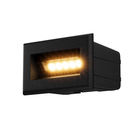 Подсветка для лестниц 3Вт 3000К Черный IP65 Bosca O045SL-L3B3K Outdoor Maytoni