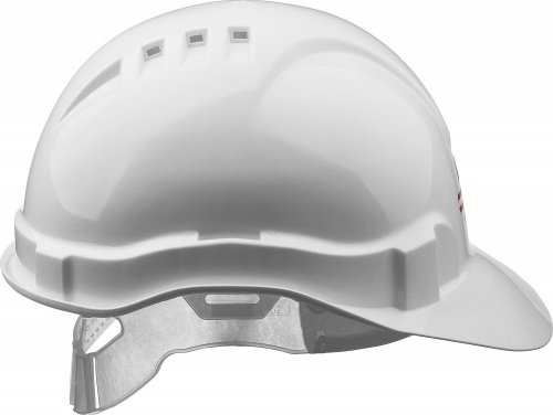 Защитная каска МАСТЕР пластиковый амортизатор, реечный механизм регулировки, универсальное крепление для наушников и щитков (B) ЗУБР фото 3