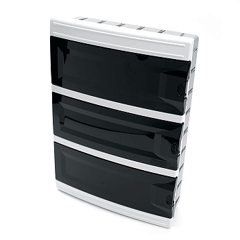 Бокс встраиваемый STEKKER EBX40-2/36-41 36 модулей, пластик, серия Home