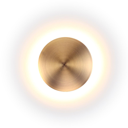 Настенный св-к LED 6W 420Лм 3000К ECLISSI античная бронза/металл ODEON LIGHT