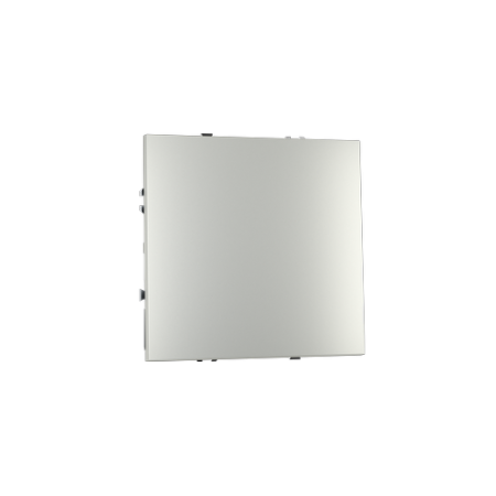 Выключатель встраиваемый Voltum S70 одноклавишный 10А, (сталь)