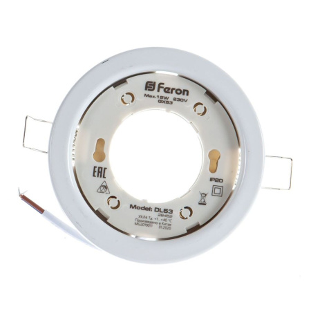 Светильник встр. Feron DL53 потолочный GX53 белый