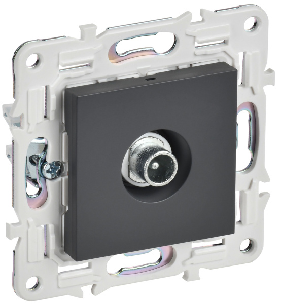 SKANDY Розетка TV проходная SK-A17T титан IEK