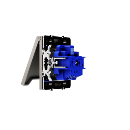Розетка встраиваемая Voltum S70 с заземлением, защитными шторками и крышкой 16А, (кашемир)