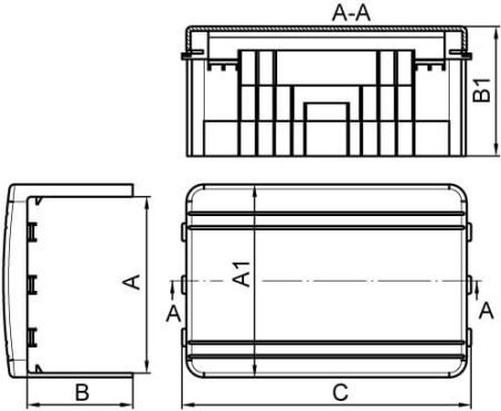 NTAN 200x80 Тройник/отвод DKC