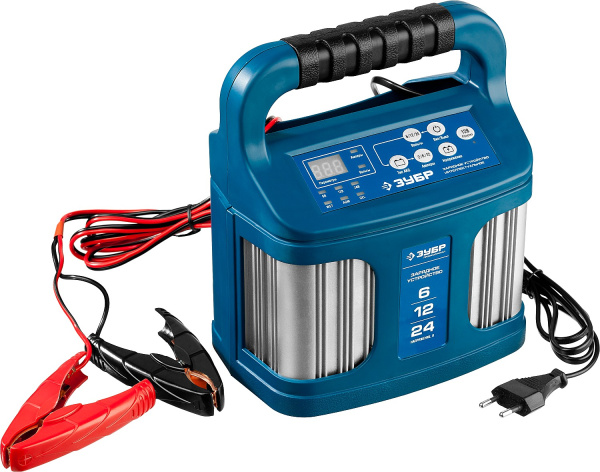 Универсальное зарядное устройство 6/12/24 В, 2-12А, розетка 12В, УЗУ-240 ЗУБР