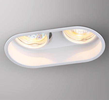 Встр.св-к IP20 GU10 2*50W 220-240V CLOUD белый NOVOTECH