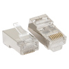 Коннектор RJ-45 TERACOM экранированный 8P8C Cat,5E универсальный (упак,20шт) EKF