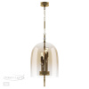 Подвес E14 4*40W BELL бронзовый с патиной/"коньячный"/стекло ODEON LIGHT