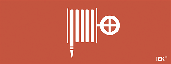 Самоклеящаяся этикетка 240х90мм "Пожарный гидрант" для ДПА IP20/54 IEK