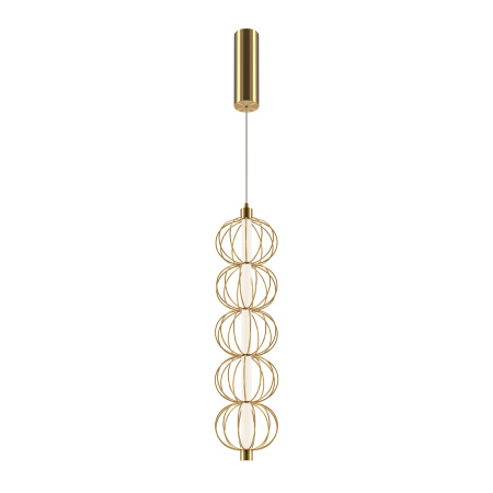 Подвесной светильник LED 17Вт Золото IP20 Golden Cage MOD216PL-L10G3K Maytoni